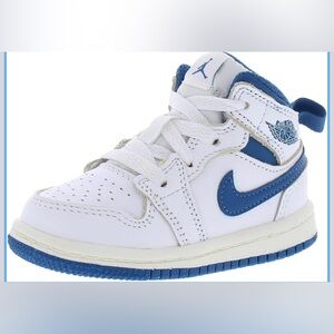 Nike Jordan Kids White and Blue Sneakers